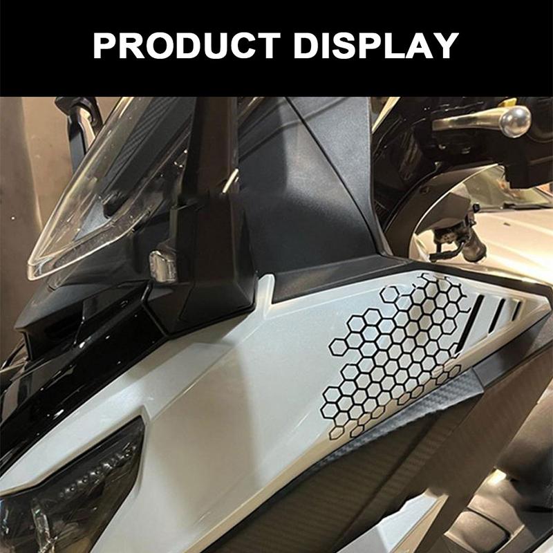 SEAMETAL Сотовая наклейка на мотоцикл, наклейки на шлем, наклейки на шлем, водонепроницаемые