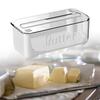 Контейнер для сливочного масла Прямоугольный Разделяемый Многофункциональный Портативный Блюдо для хранения
