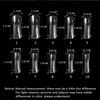 20/100 Pcs Transparent Nail Art Quick Building Poly Gel Nail Extension Mold Forms Manicure Tool