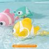 Cute Clownfish Clockwork Wind-Up Children'S Bath Toys Toddlers Chain Swim Baby Bathe Toy Cute Animal Appease Water Toy Kids Gift