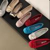 Ladyshoes Women's Flat Shoes 2025 New Summer Mary Jane Ballet Grandma Shoes Gentle Evening Shoes Doudou Shoes