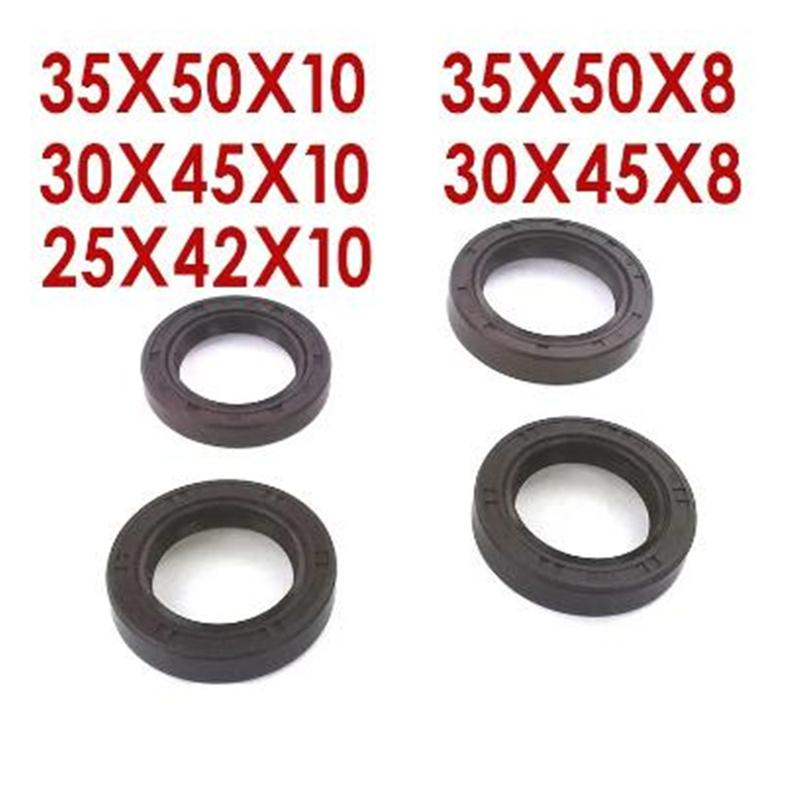 4pcs OIL SEALS FITS FOR KAMA 170F 178F 186F 188F 192F DIESEL GENERATOR CRANKCASE CRANKSHAFT FLYWHEEL CLUTCH SIDE SEAL