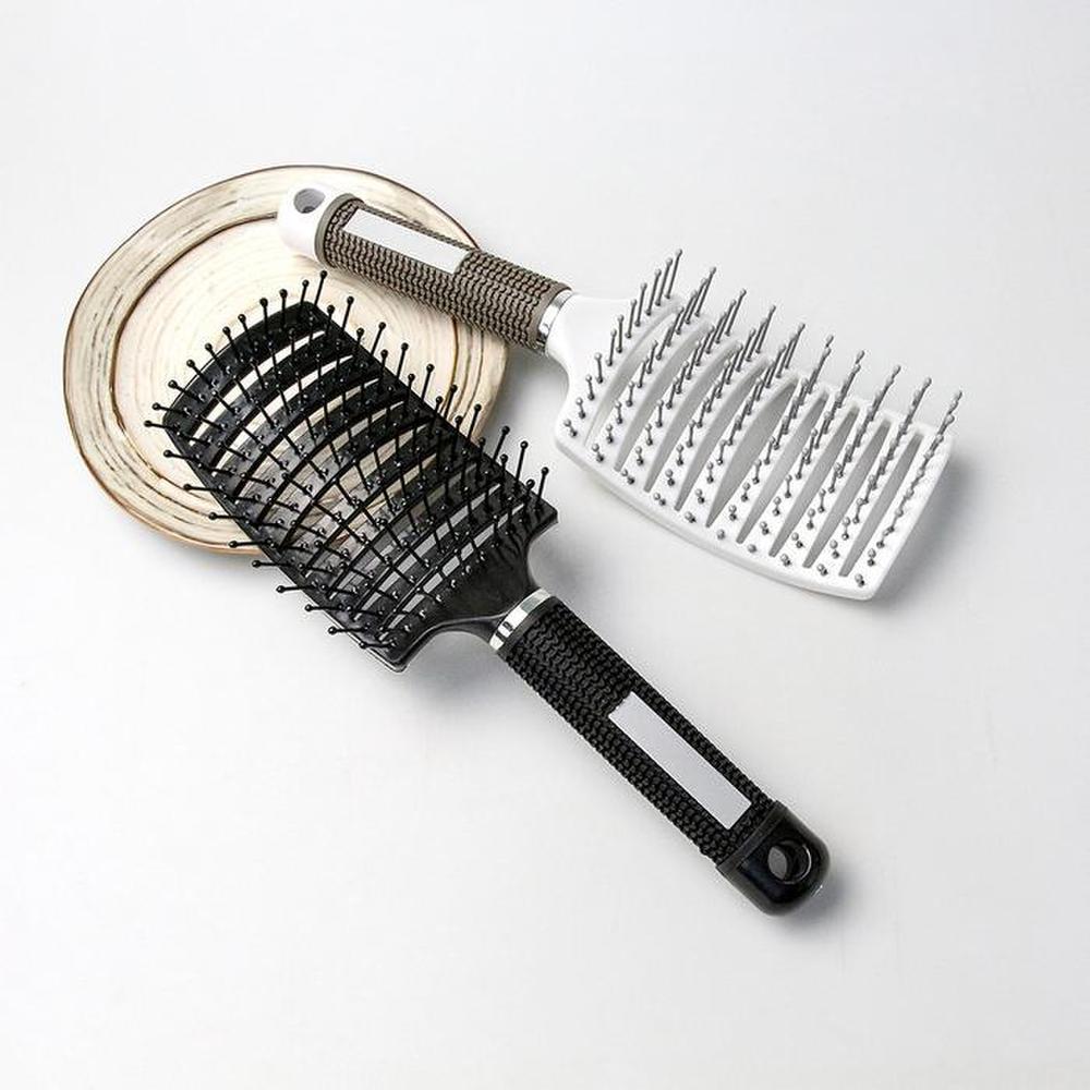 Styling Volume Dry Comb Easy Care Hair Brush Tangle Curly Hair Comb Ribbed Comb (S11629332)