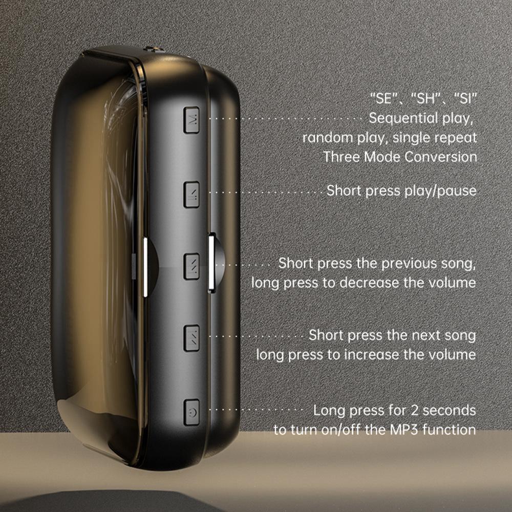 Bluetooth-гарнитура Entry-ear E-sports, беспроводная затычка для ушей, светодиодная многофункциональная сенсорная гарнитура большой мощности