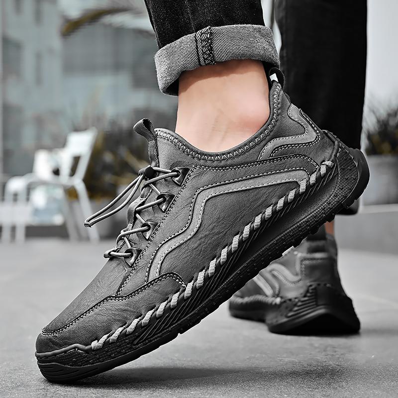 Handmade Leather Shoes Men Driving Shoe Casual Sneakers Leather Loafers Men Shoes Hot Sale Moccasins Tooling Shoe Footwear