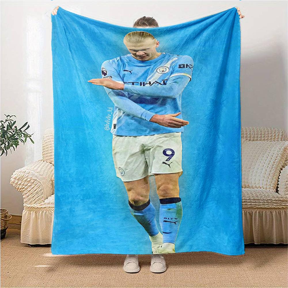 Haalands Dynamic Collage Blankets Flannel Printed Breathable Warm Throw Blanket for Home Office Bedspreads 0708a78