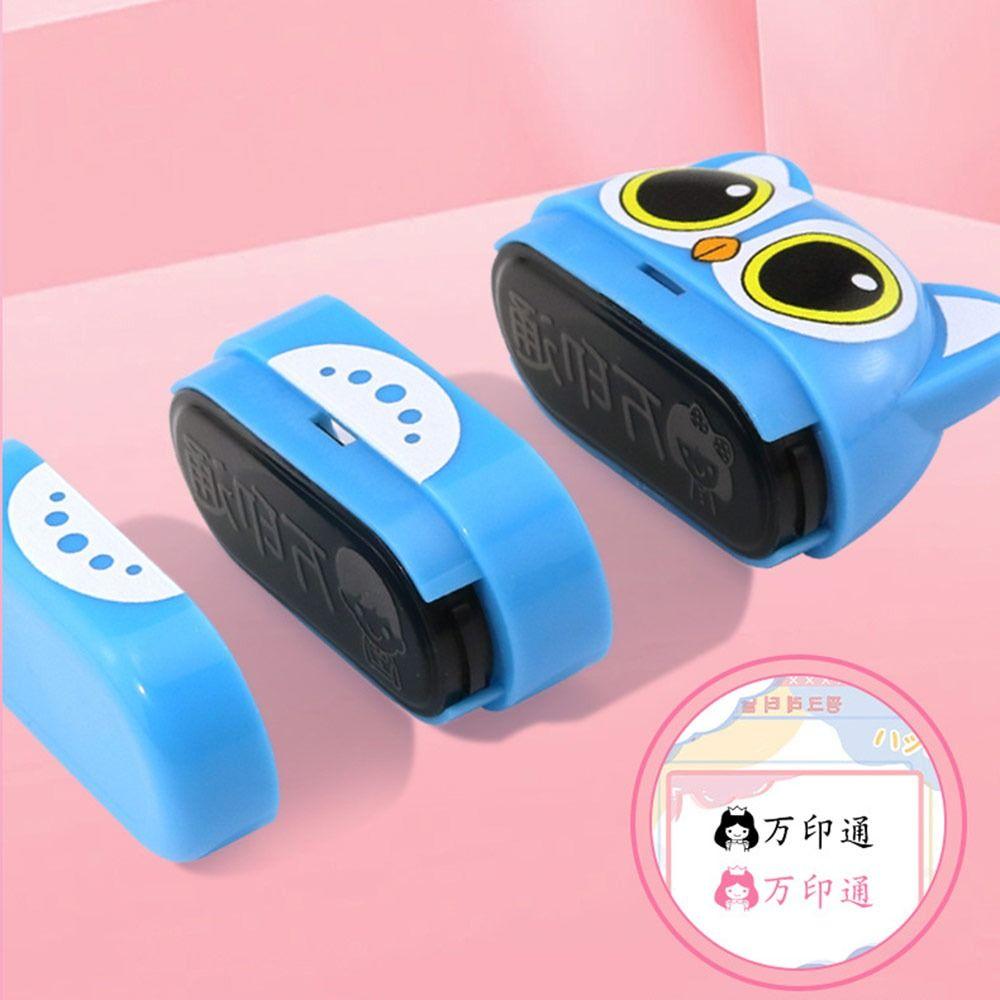 Waterproof Kid Clothing Stamper Non-fading Kindergarten Name Seal Stamp for Kid Clothing