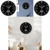 Creative Round Wall Clock With Sweep Second Movement And 24 Hour Indicator For Home Decoration