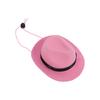Pet Cowboy Hat Cute Funny Cowboy Dog Hat for Cats Dogs Party Festival Daily WearingPink