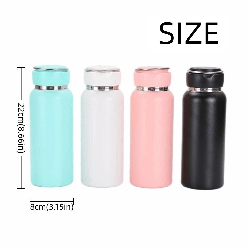 Wide Mouth Sport Thermos Cup 600ML Vacuum Flask Reusable Insulated Water Bottle  Outdoor Activities