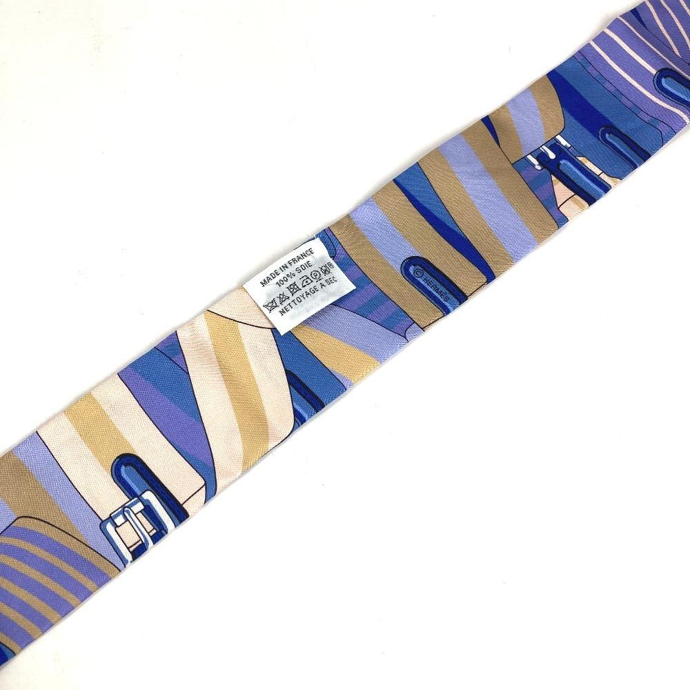 HERMES Twilly Twilly Bandeau Scarf Accessories Scarf silk blue