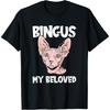Бингус Мой Любимый Бесшерстный Кот Сфинкс - Очаровательная Футболка для Мужчин и Женщин с Котом Сфинксом