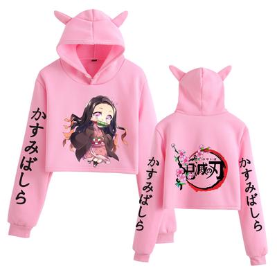 Толстовки Kimetsu No Yaiba Demon Slayer с принтом в стиле аниме Kamado Nezuko Harajuku Hoodie Unisex Y2k Clothing Sudadera