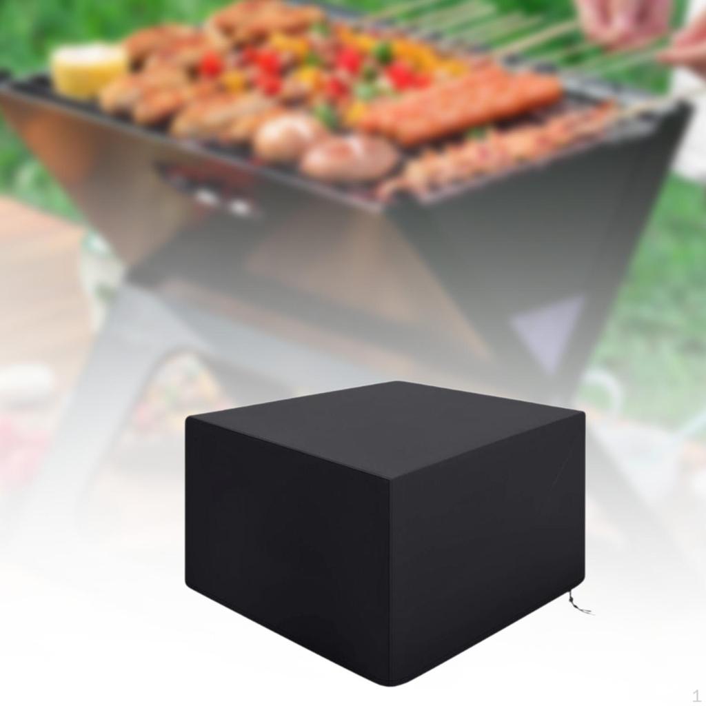 Fire Pit Cover Bowl 210D Oxford Cloth Outdoor Fireplace Heavy Duty Protection