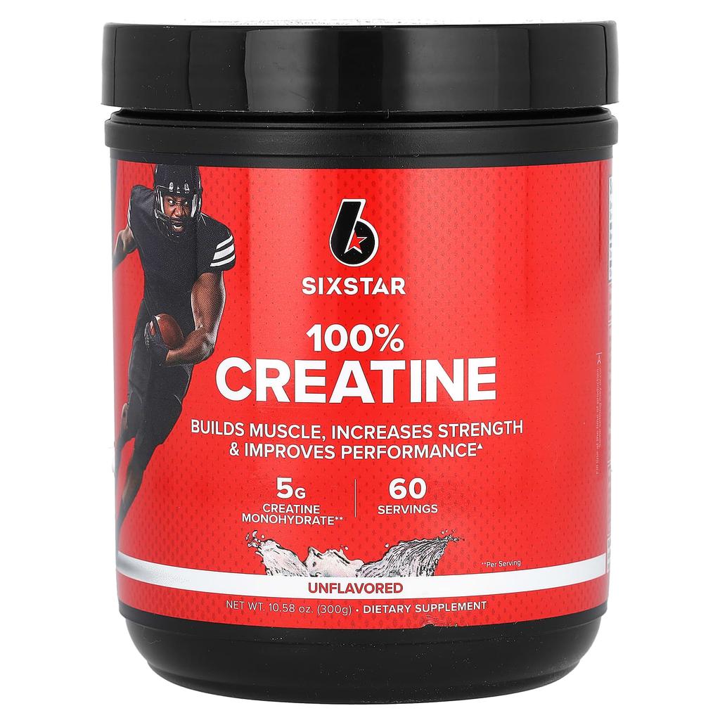 100% Creatine, Unflavored, 300G(10.58Oz)