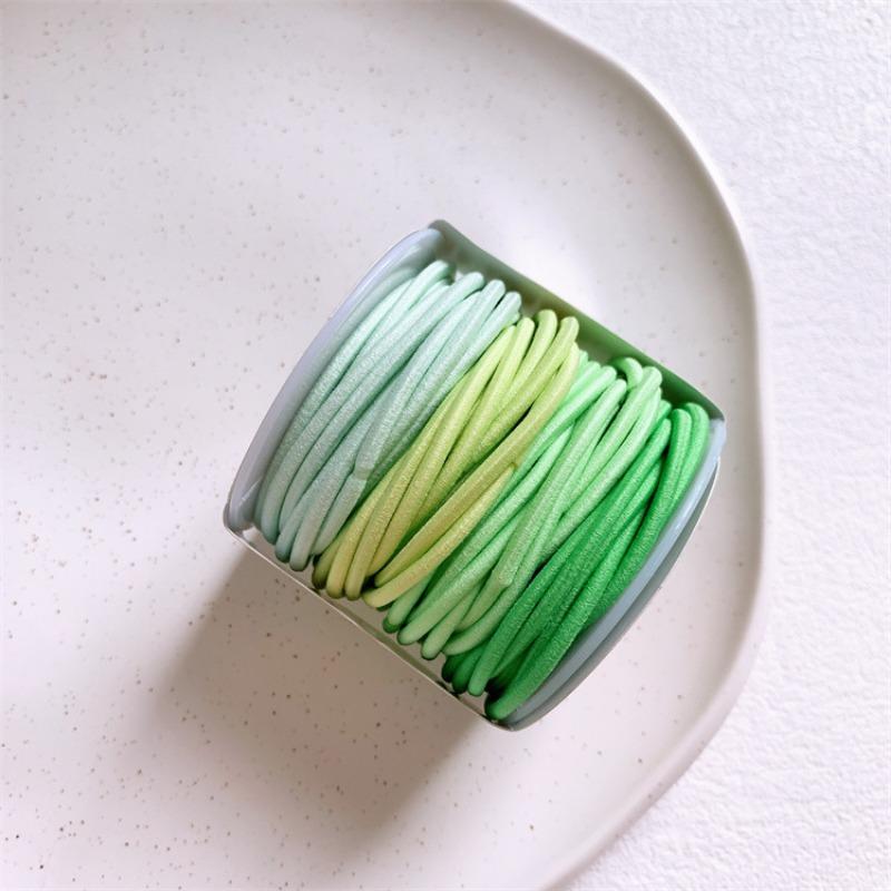 Hair Ring Thread Head Rope High Pony Tail Hair Rope Rubber Tendon Children's Rubber Tendon Girls' Hair Rope Elastic Hair Ring Colored Hair Rope