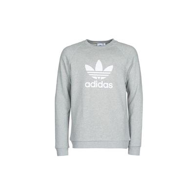 adidas Мужская толстовка с круглым вырезом Originals Trefoil светло-серого цвета CY4573