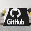 НОВЫЕ одеяла и пледы GitHub Супермягкие Термоизоляционные для дома и улицы для гостиной спальни путешествий