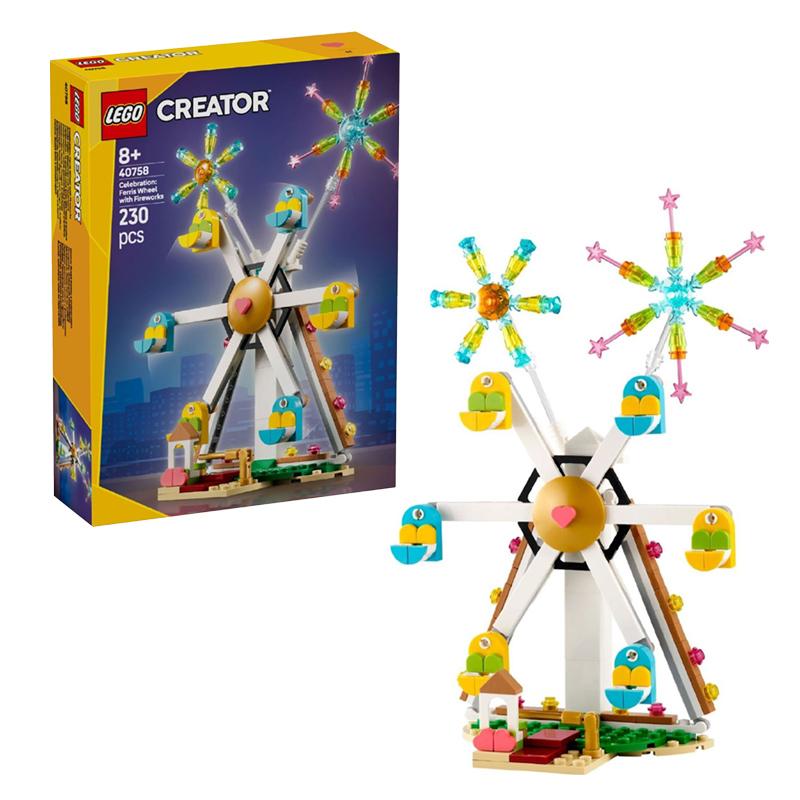 LEGO 40758 Празднование: Колесо Обозрения с Фейерверком Конструктор