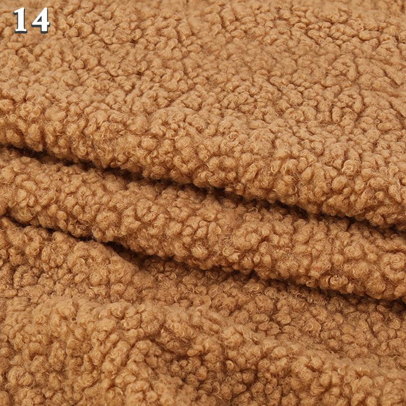 50*160cm Faux Sheep Curly Faux Wool Fur Fabric Turkish Warm Lamb Fleece Fabric For Sewing Clothing Lining Diy Winter Coat Bag