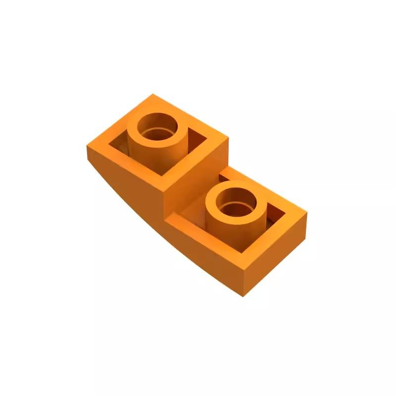 20 шт. Детали для сборки MOC 24201 Скат изогнутый 2 x 1 Перевернутый Строительные блоки DIY Модель Образовательная Высокотехнологичная Запасная Мозговая игрушка