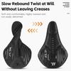 WEST BIKING Comfortable Bicycle Seat Cover Soft Silicone Slow Rebound Sponge Saddle Cover With Rain Cover For MTB Road Bike