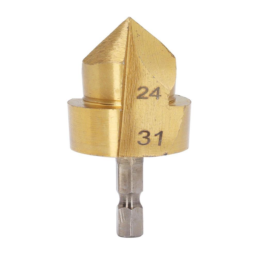 24-31mm Blade Diameter Stepped Drill Bit 1/4 Inch Shank Hole Opening Drill Water Pipe Drilling