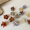 Korean Style Women Small Acetic Acid Hair Claw Versatile Hairpin Hair Accessories Flower Grab Clip