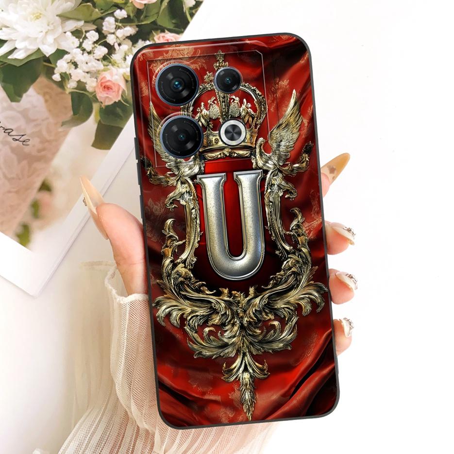 Для Infinix GT 10 Pro 5G Чехол X6739 Крутая Корона Буквы Чехол Мягкий Силиконовый Чехол для Телефона Для Infinix GT 10 Pro GT10Pro Fundas Coque