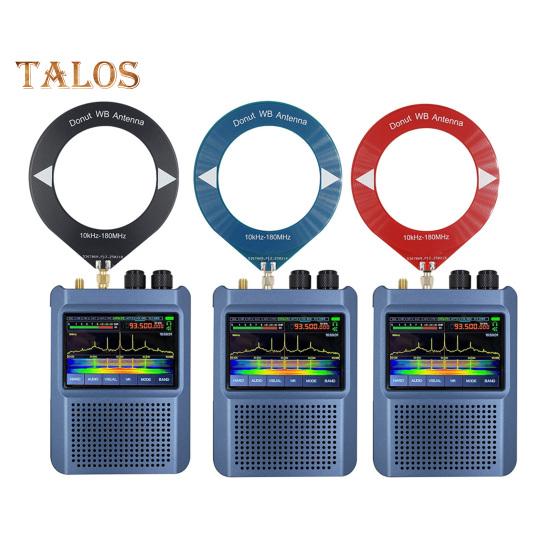 Портативное мини-радио 0,5-108 МГц с 1,9-дюймовым IPS-экраном, карманное мини-радио LSB/USB/AM/FM, вседиапазонный радиоприемник с антенной