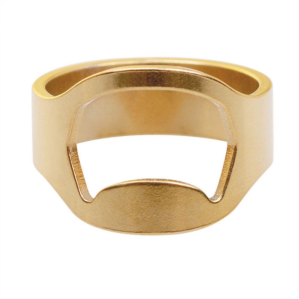 Finger Ring-shape Remover Cap Opening Kitchen Gadgets Bar Tools Beer Bottle Opener Wine Opener