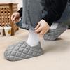 Fashion Fur Slippers Men Winter Warm Slip-on Cotton Shoes Women Plush EVA Non-slip Indoor Cozy Fleece Slide Waterproof Outdoor Fur Shoe