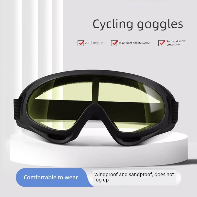Mountaineering Goggles, Outdoor Professional Hiking and Climbing Anti-Uv Glasses, Special Cycling Glasses, Motorcycle Windproof and Sandproof Glasses