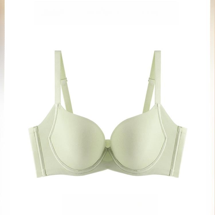 Бюстгальтер полной чашки Женский Мягкий на косточках Тонкий Бесшовный Бюстгальтер Бюстгальтер против провисания Женский Бюстгальтер с завязкой-аксессуаром Гладкий и Дышащий Бюстгальтер