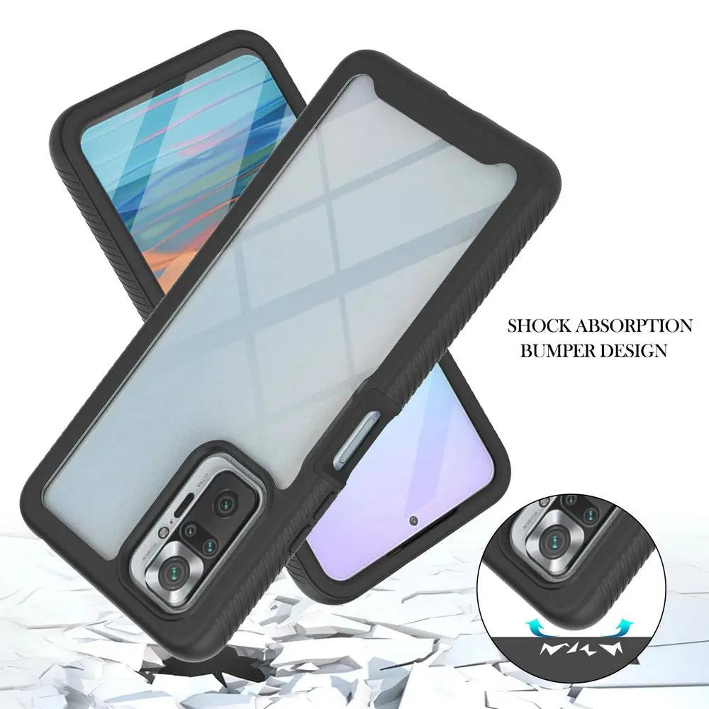 Для POCO X6 X5 M5s X3 NFC 360 защитная передняя задняя панель Xiaomi Poco X4 Pro 5G Crystal Case Funda C65 M4 6 3 X 4 5 M бампер крышка