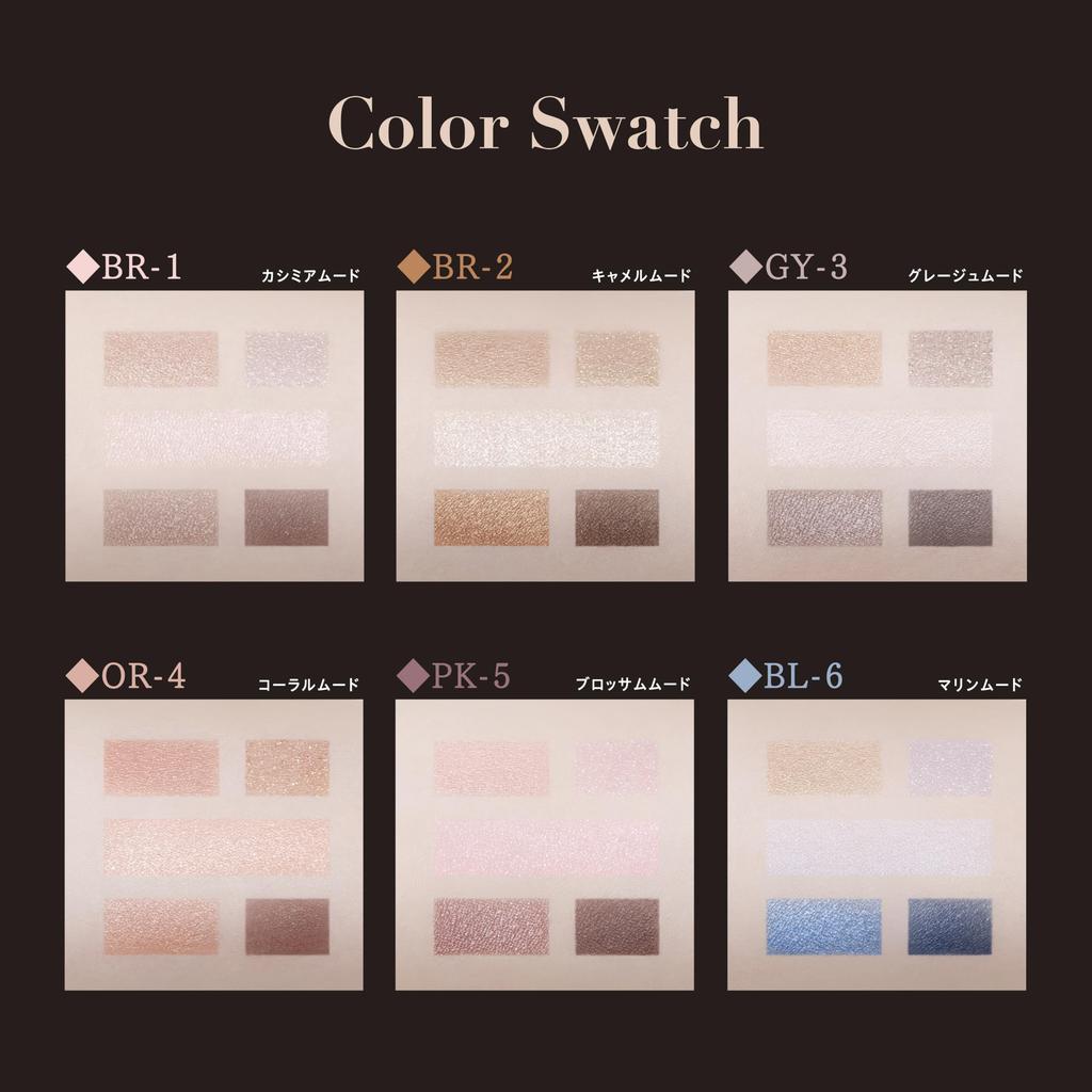 Visee Double Mood Eyes Коралловое настроение Розовый OR-4 4,8 г Тени для век, Коралловый, Оранжевый,