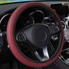 Universal Auto Steering- Wheel Cover Anti-Slip Car Steering Wheel Cover Interior Accessories Embossing Leather PU Microfiber