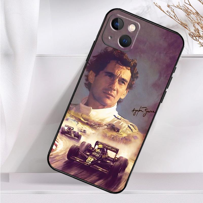 Чехол для телефона Ayrton Senna F1 Racing для iPhone 14 13 12 11 16 15 Pro Max Plus Mini 7 8 X XR XS Max, мягкий чехол