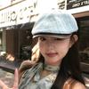 Retro Cowboy Beret Y2k Painter Cap Korean Denim Beret  Streetwear