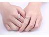 Tonglin S925 Sterling Silver Adjustable Couple Rings - Personalized Wedding Bands for Men & Women.