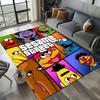 2025 New Style Sesame Street Cartoon TV Carpet Rug for Living Room Bedroom Home Sofa Decoration,Kids Play Non-slip Floor Mat
