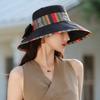 Летняя новая шляпа женская этническая ветровая шляпа-ведро летняя уличная шляпа от солнца шляпа-бантик