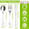 15Pcs Kids Silverware Set 410 Stainless Steel Kids Fork Spoon and Cutter Set Ergonomic Smooth Toddler Utensils for Children