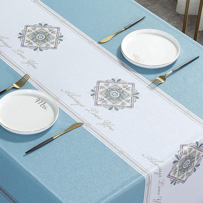 JANMEIJIA Tablecloth, Waterproof And Oil-Proof, No-Wash, 2025 New Style, High-End Table Protection Pad, Rectangular Table Mat