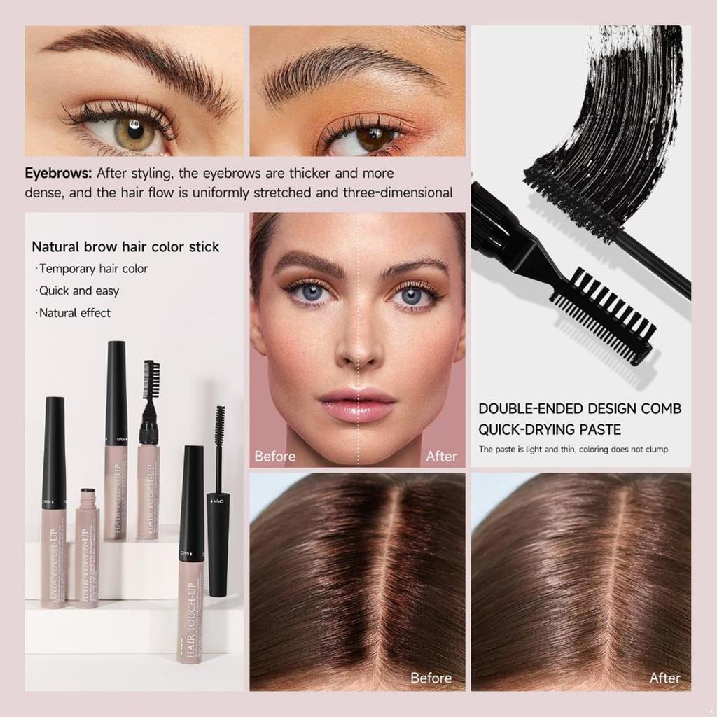 1 шт. Унисекс Паста для линии роста волос Компактный, удобный для путешествий Инструмент для быстрой коррекции и укладки для покрытия естественной линии роста волос Аксессуары для волос