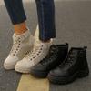 New Plus Size Women's Shoes Martin Boots Women's 2025 New Winter Platform Versatile British Style High Top