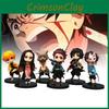 Demon 6pcs Slayer Character Pvc Toy Model Desktop Decor Child Christmas Gift