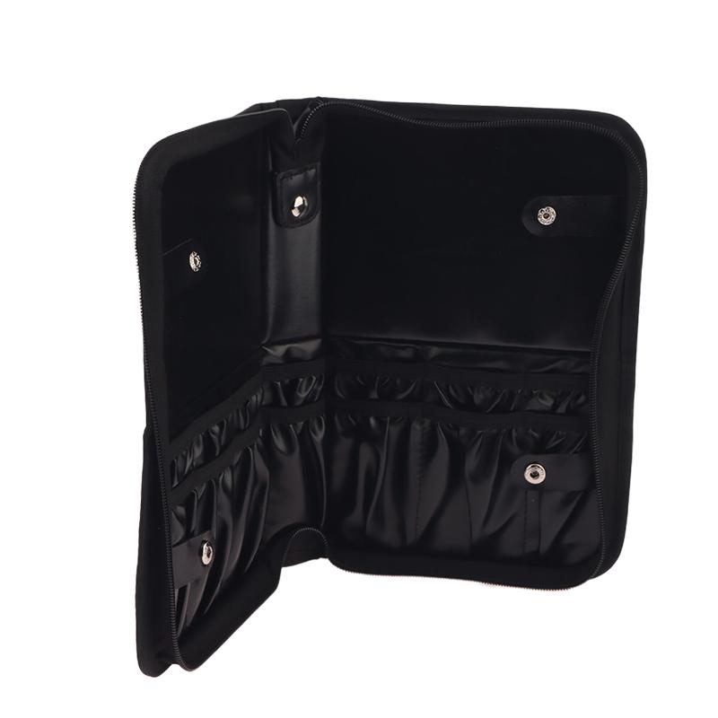 Складная сумка для кистей для макияжа с 12/14/23/29 отверстиями, органайзер для кистей для макияжа, дорожный косметический несессер для пудры