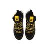Li Ning Essence Шнуровка Прямоугольная Ткань Скользкая Устойчивая к истиранию Низкие Винтажные Баскетбольные Кроссовки Черный Желтый AGBP053-4