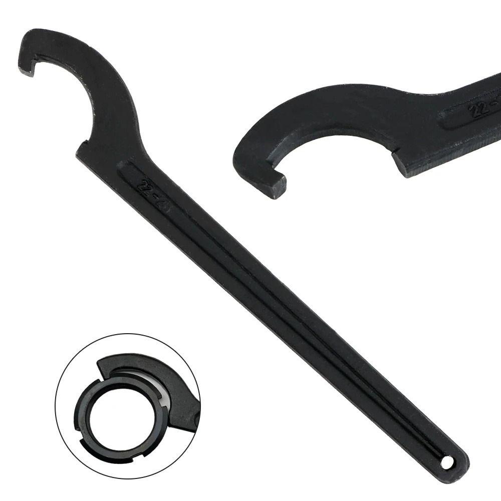 Round Nut Hook Wrench Adjustment Crescent Wrench Portable C Hook Spanner Hand Tool